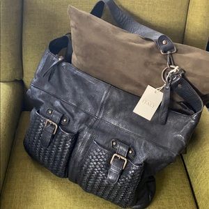 TANO Black Leather Bag
